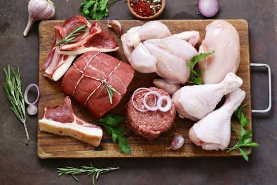 Beef, lamb and chicken cuts